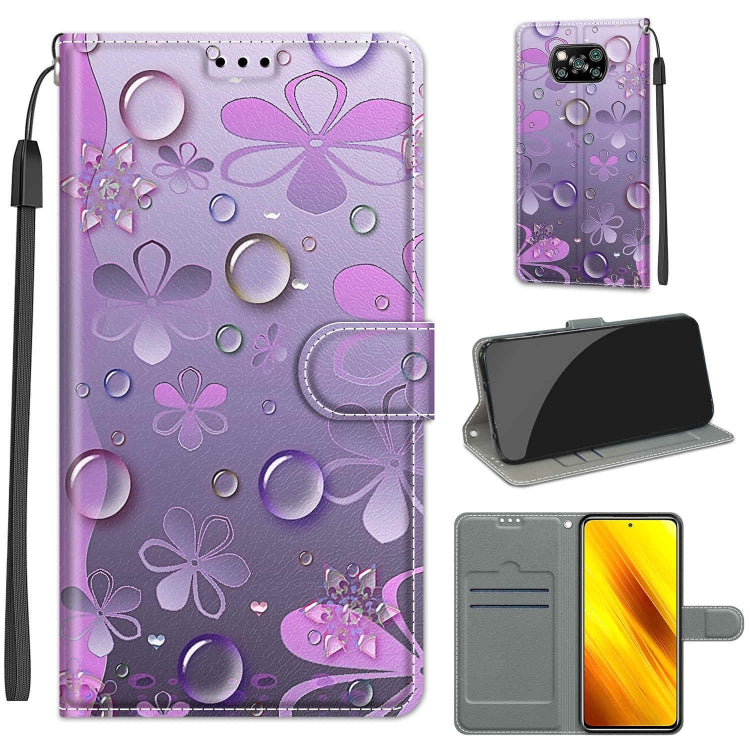 Voltage Coloured Drawing Magnetic Clasp Horizontal Flip PU Leather Case with Holder & Card Slots