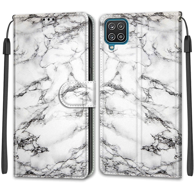 Voltage Colored Drawing Magnetic Clasp Horizontal Flip PU Leather Case with Holder & Card Slots, For Samsung Galaxy A12 / M12