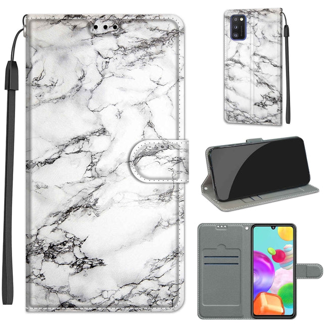 Voltage Colored Drawing Magnetic Clasp Horizontal Flip PU Leather Case with Holder & Card Slots, For Samsung Galaxy A41 EU Version