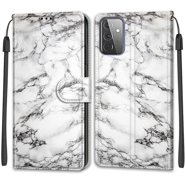 Voltage Colored Drawing Magnetic Clasp Horizontal Flip PU Leather Case with Holder & Card Slots, For Samsung Galaxy A72 5G