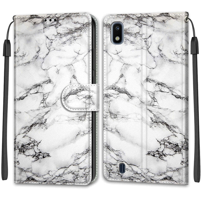 Voltage Colored Drawing Magnetic Clasp Horizontal Flip PU Leather Case with Holder & Card Slots, For Samsung Galaxy A10