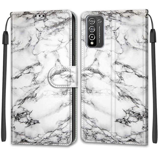 Voltage Colored Drawing Magnetic Clasp Horizontal Flip PU Leather Case with Holder & Card Slots