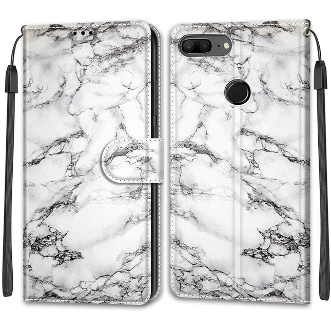 Voltage Colored Drawing Magnetic Clasp Horizontal Flip PU Leather Case with Holder & Card Slots