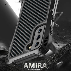 R-JUST AMIRA Shockproof Dustproof Waterproof Metal Protective Case, For Samsung Galaxy S21 FE