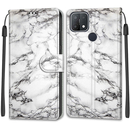 Voltage Coloured Drawing Magnetic Clasp Horizontal Flip PU Leather Case with Holder & Card Slots, For OPPO A15 / A15s