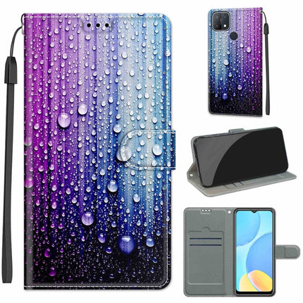 Voltage Coloured Drawing Magnetic Clasp Horizontal Flip PU Leather Case with Holder & Card Slots, For OPPO A15 / A15s