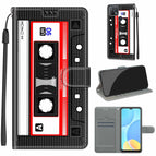 For OPPO A15 / A15s / C10 Black Red Tape