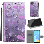 For OPPO A15 / A15s / C16 Water Drop Six Petal Flower