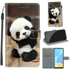 For OPPO A15 / A15s / C18 Wood Board Panda