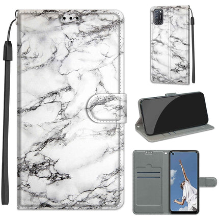 Voltage Coloured Drawing Magnetic Clasp Horizontal Flip PU Leather Case with Holder & Card Slots, For OPPO A52 / A92 / A72