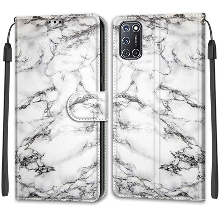 Voltage Coloured Drawing Magnetic Clasp Horizontal Flip PU Leather Case with Holder & Card Slots, For OPPO A52 / A92 / A72