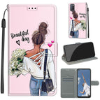 For OPPO A52 / A92 / A72 / C09 Hug Flower