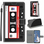 For OPPO A52 / A92 / A72 / C10 Black Red Tape