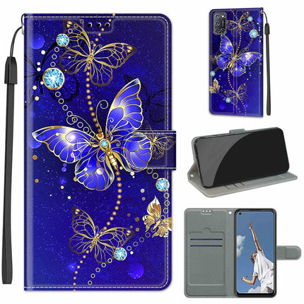 Voltage Coloured Drawing Magnetic Clasp Horizontal Flip PU Leather Case with Holder & Card Slots, For OPPO A52 / A92 / A72