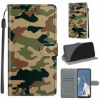 For OPPO A52 / A92 / A72 / C12 Green Yellow Camouflage