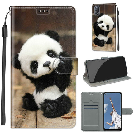Voltage Coloured Drawing Magnetic Clasp Horizontal Flip PU Leather Case with Holder & Card Slots, For OPPO A52 / A92 / A72