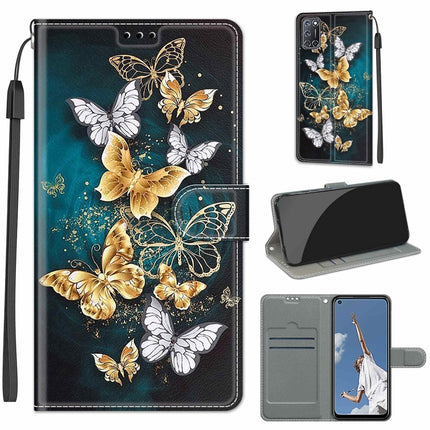 Voltage Coloured Drawing Magnetic Clasp Horizontal Flip PU Leather Case with Holder & Card Slots, For OPPO A52 / A92 / A72