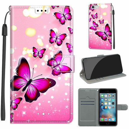 Voltage Farbige Zeichnung Magnetverschluss Horizontal Flip PU Ledertasche mit Halter &amp; Kartenfächern, Für iPhone 6s / 6