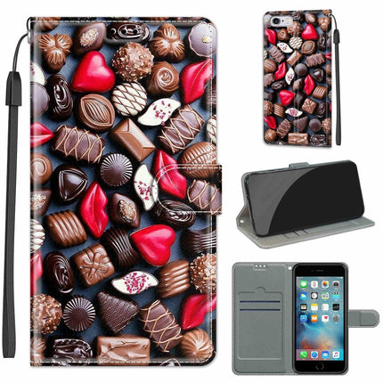 Voltage Farbige Zeichnung Magnetverschluss Horizontal Flip PU Ledertasche mit Halter &amp; Kartenfächern, Für iPhone 6s / 6