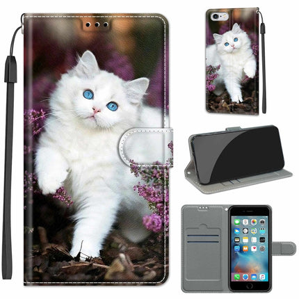 Voltage Farbige Zeichnung Magnetverschluss Horizontal Flip PU Ledertasche mit Halter &amp; Kartenfächern, Für iPhone 6s / 6