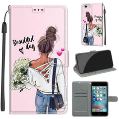 Voltage Colored Drawing Magnetic Clasp Horizontal Flip PU Leather Case with Holder & Card Slots, For iPhone 6s / 6