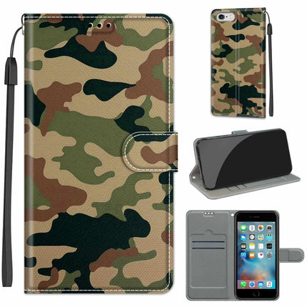 Voltage Farbige Zeichnung Magnetverschluss Horizontal Flip PU Ledertasche mit Halter &amp; Kartenfächern, Für iPhone 6s / 6