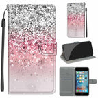 Für iPhone 6s / 6 / C13 Silberrosa Glitzer