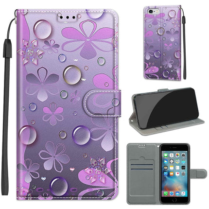 Voltage Farbige Zeichnung Magnetverschluss Horizontal Flip PU Ledertasche mit Halter &amp; Kartenfächern, Für iPhone 6s / 6