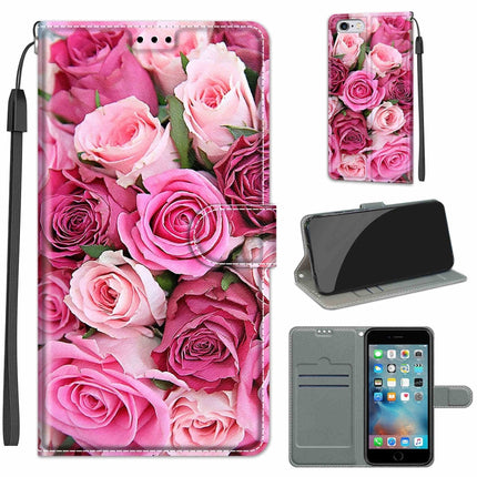 Voltage Farbige Zeichnung Magnetverschluss Horizontal Flip PU Ledertasche mit Halter &amp; Kartenfächern, Für iPhone 6s / 6