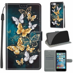 Voltage Colored Drawing Magnetic Clasp Horizontal Flip PU Leather Case with Holder & Card Slots, For iPhone 6s / 6