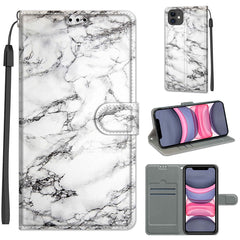 Voltage Colored Drawing Magnetic Clasp Horizontal Flip PU Leather Case with Holder & Card Slots, For iPhone 11