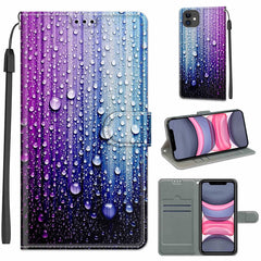 Voltage Colored Drawing Magnetic Clasp Horizontal Flip PU Leather Case with Holder & Card Slots, For iPhone 11