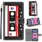 For iPhone 11 / C10 Black Red Tape
