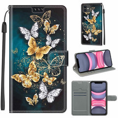 Voltage Colored Drawing Magnetic Clasp Horizontal Flip PU Leather Case with Holder & Card Slots, For iPhone 11