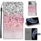 For iPhone 11 Pro / C13 Silver Pink Glitter