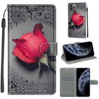 For iPhone 11 Pro / C14 Black Water Drop Rose