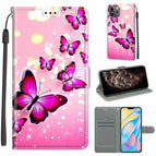 For iPhone 11 Pro Max / C03 Gradient Pink Flying Butterflies