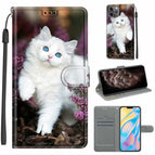 For iPhone 11 Pro Max / C08 Flower Bush Big White Cat