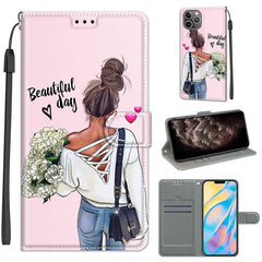 Voltage Colored Drawing Magnetic Clasp Horizontal Flip PU Leather Case with Holder & Card Slots, For iPhone 11 Pro Max