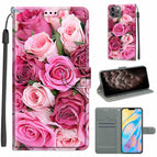 For iPhone 11 Pro Max / C17 Green Leaf Pink Rose