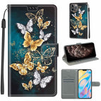 For iPhone 11 Pro Max / C20 Gold Silver Flying Butterflies