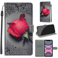 Voltage Colored Drawing Magnetic Clasp Horizontal Flip PU Leather Case with Holder & Card Slots, For iPhone 12 mini