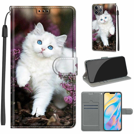 Voltage Colored Drawing Magnetic Clasp Horizontal Flip PU Leather Case with Holder & Card Slots, For iPhone 12 Pro Max