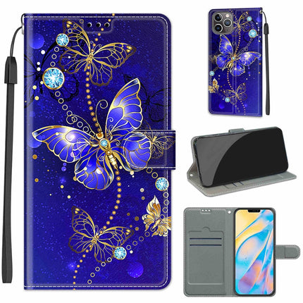Voltage Colored Drawing Magnetic Clasp Horizontal Flip PU Leather Case with Holder & Card Slots, For iPhone 12 Pro Max
