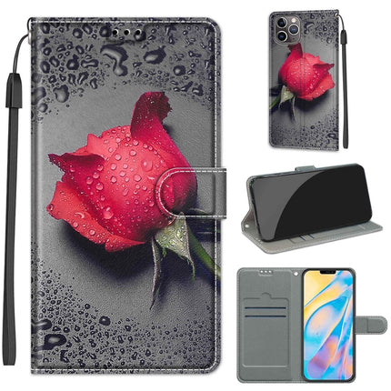 Voltage Colored Drawing Magnetic Clasp Horizontal Flip PU Leather Case with Holder & Card Slots, For iPhone 12 Pro Max