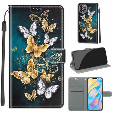 Voltage Colored Drawing Magnetic Clasp Horizontal Flip PU Leather Case with Holder & Card Slots, For iPhone 12 Pro Max