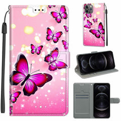 Voltage Colored Drawing Magnetic Clasp Horizontal Flip PU Leather Case with Holder & Card Slots, For iPhone 12 / 12 Pro