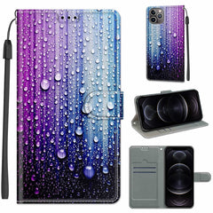 Voltage Colored Drawing Magnetic Clasp Horizontal Flip PU Leather Case with Holder & Card Slots, For iPhone 12 / 12 Pro