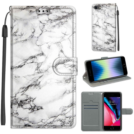 Estuche de cuero PU con tapa horizontal, cierre magnético y dibujo de colores de voltaje, con soporte y ranuras para tarjetas, para iPhone 12/12 Pro