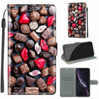 For iPhone XR / C06 Red Lip Chocolate